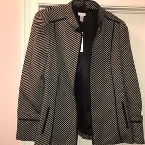 Chico’s women’s Diagonal Jacquard jacket NWT 14-16